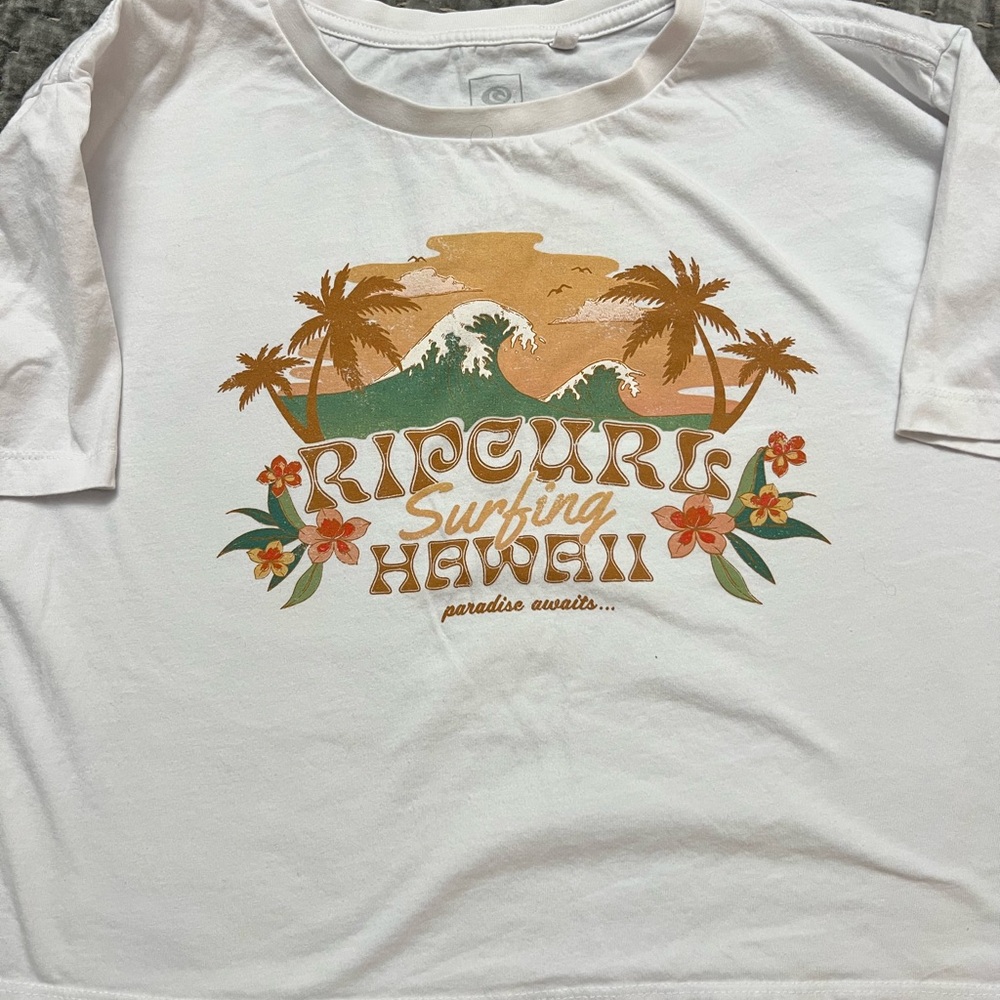 RIPCURL surfing Hawaii crop top L